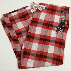*NWT* Atlanta Falcons Flannel Plaid Pajama Pants